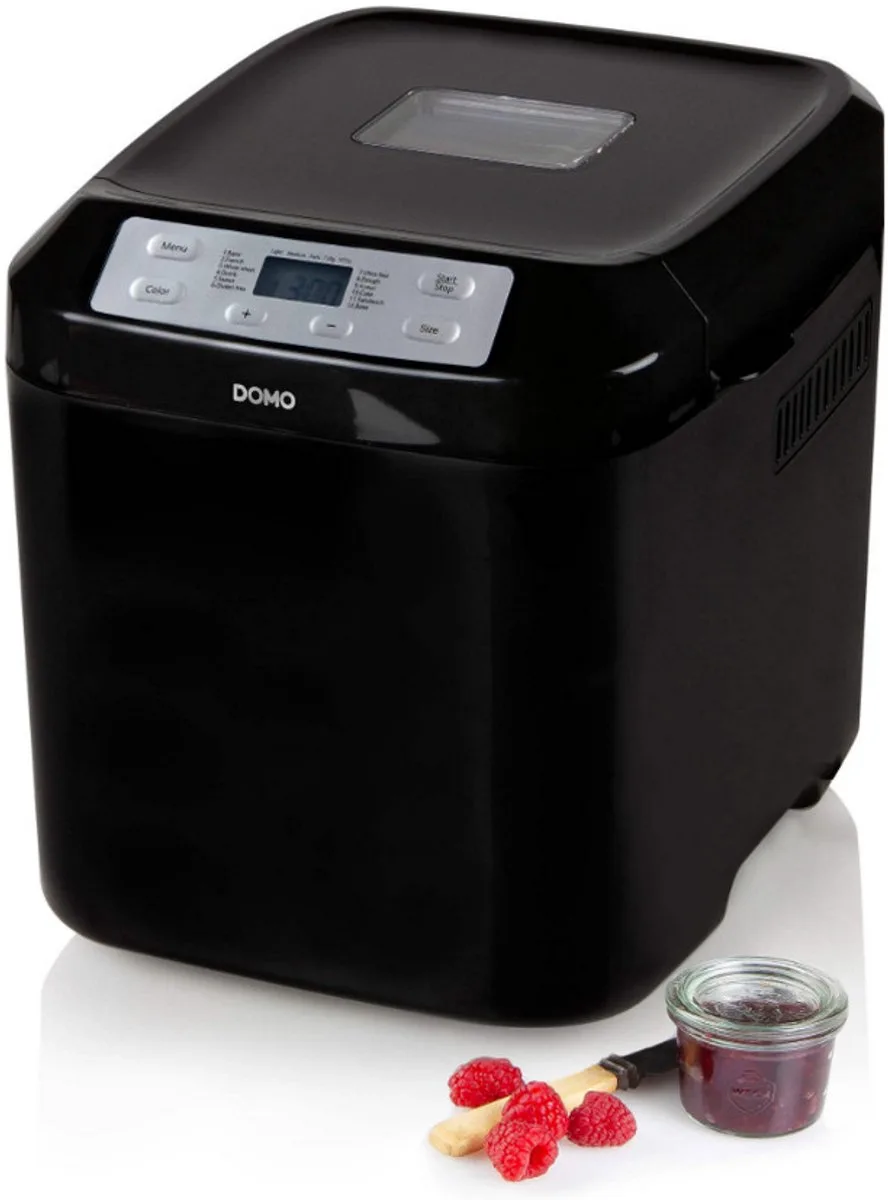 B3974 Broodbakmachine – 12 Programma’s – 750-1000g – Glutenvrij Programma de Domo en Noir – photo produit