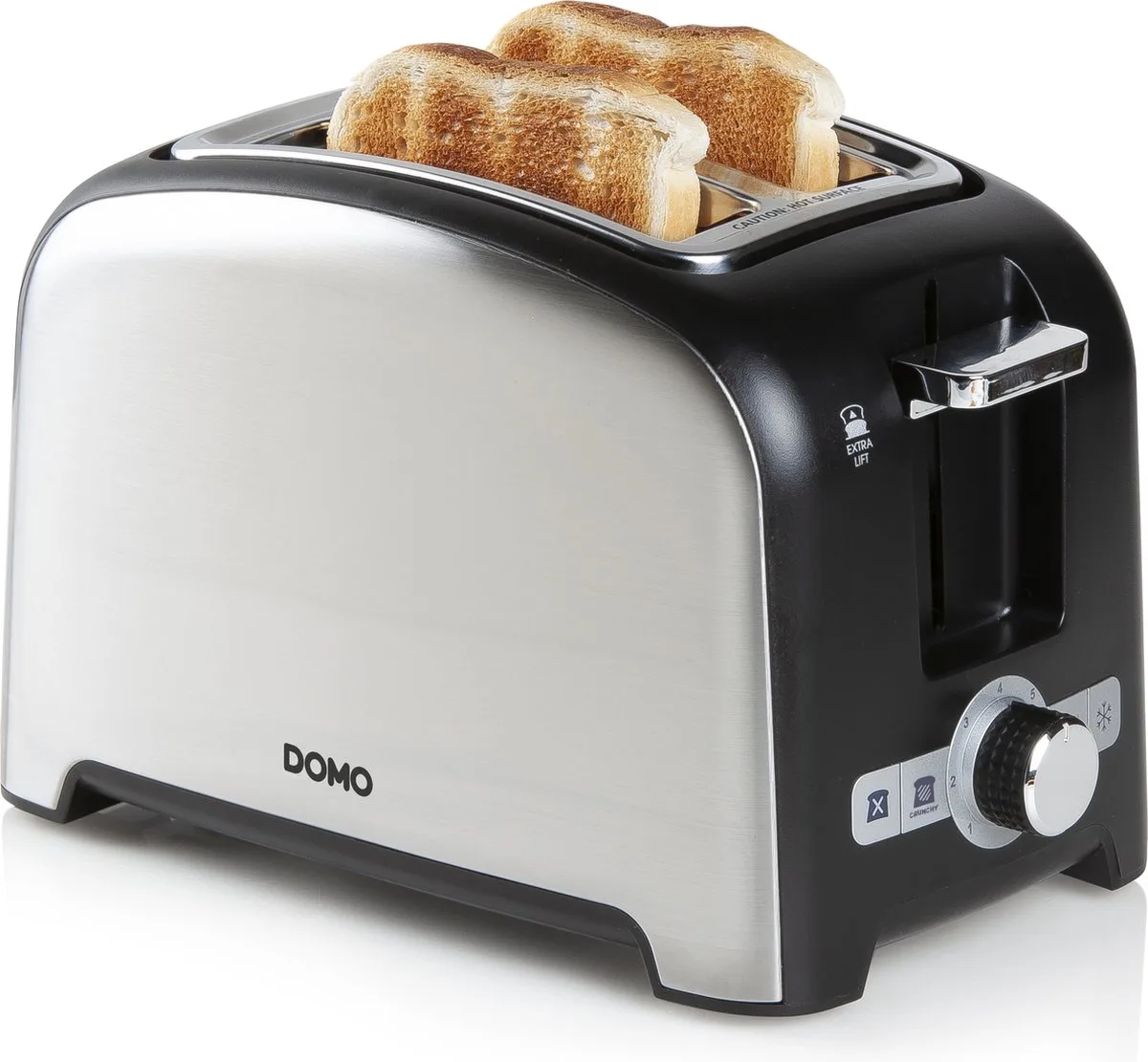 Broodrooster B-Smart, voor 4 sneden brood, zwart van Domo – productfoto