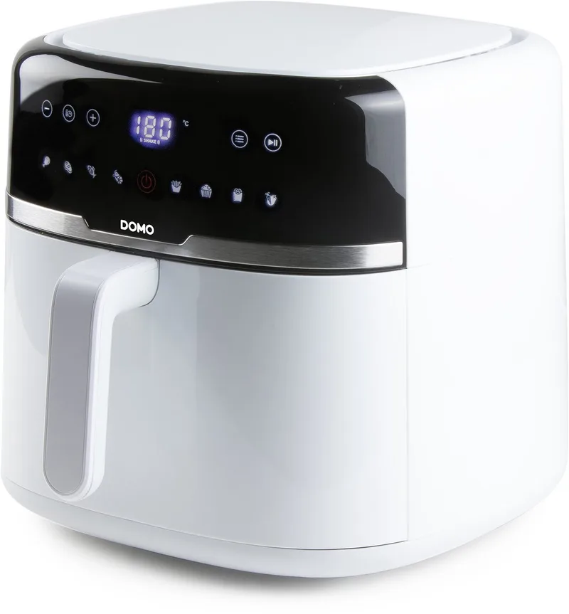 DO1148FR Heteluchtfriteuse - Airfryer XXL Family Size - 8L - 1800W - Vrijstaand de Domo en Blanc – photo produit