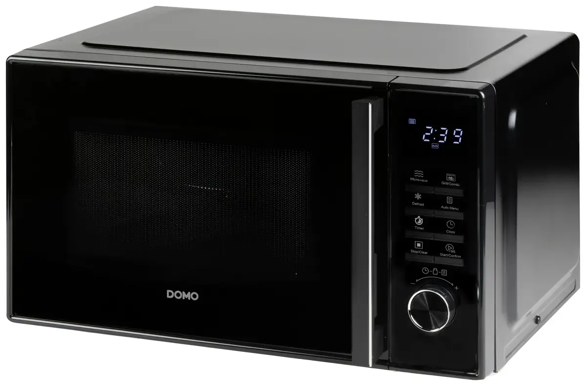 DO22501G Micro-ondes 900 W fonction grill, fonction minuteur fra Domo i Sort – produktbillede