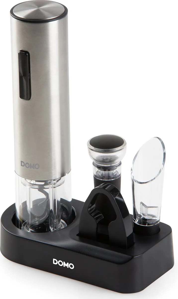 DO3103 Wijnopener - Oplaadbaar by Domo in Black, Stainless steel – product photo