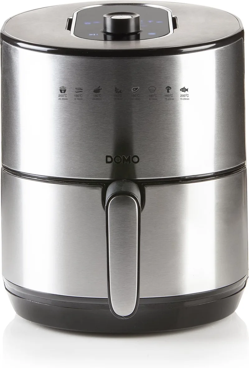 DO530FR Airfryer XL- Heteluchtfriteuse met LCD display von Domo in Rvs – Produktfoto