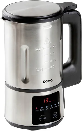 DO727BL Soepmaker ‘My Soup Express’ – 1,2L - 6 programma’s – Zwart von Domo in Rvs – Produktfoto 1 von 3