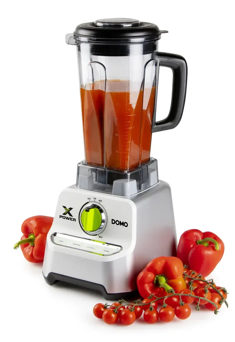 DO747BL Power Blender - Xpower - Smoothie Maker met Tritan Kan - 2L - 1500W by Domo in Silver – product photo 2 of 3