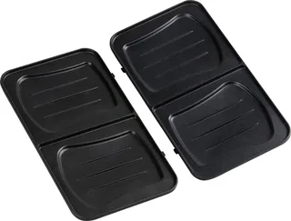 DO9136C 3-in-1 Wafelijzer - Tosti-ijzer - Contactgrill - Verwisselbare Platen - RVS von Domo in Silber – Produktfoto 2 von 2