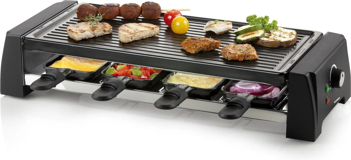 DO9189G - Gourmetstel - 8 Personen van Domo in Zwart – productfoto