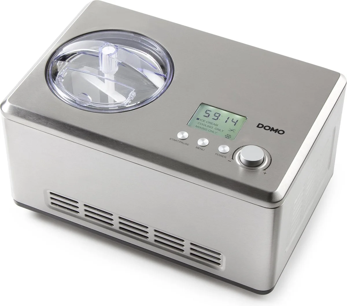 DO9201I Eismaschine von Domo in Rvs – Produktfoto
