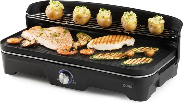 DO9260G - Barbecue tafelgrill met windscherm - 2200W
