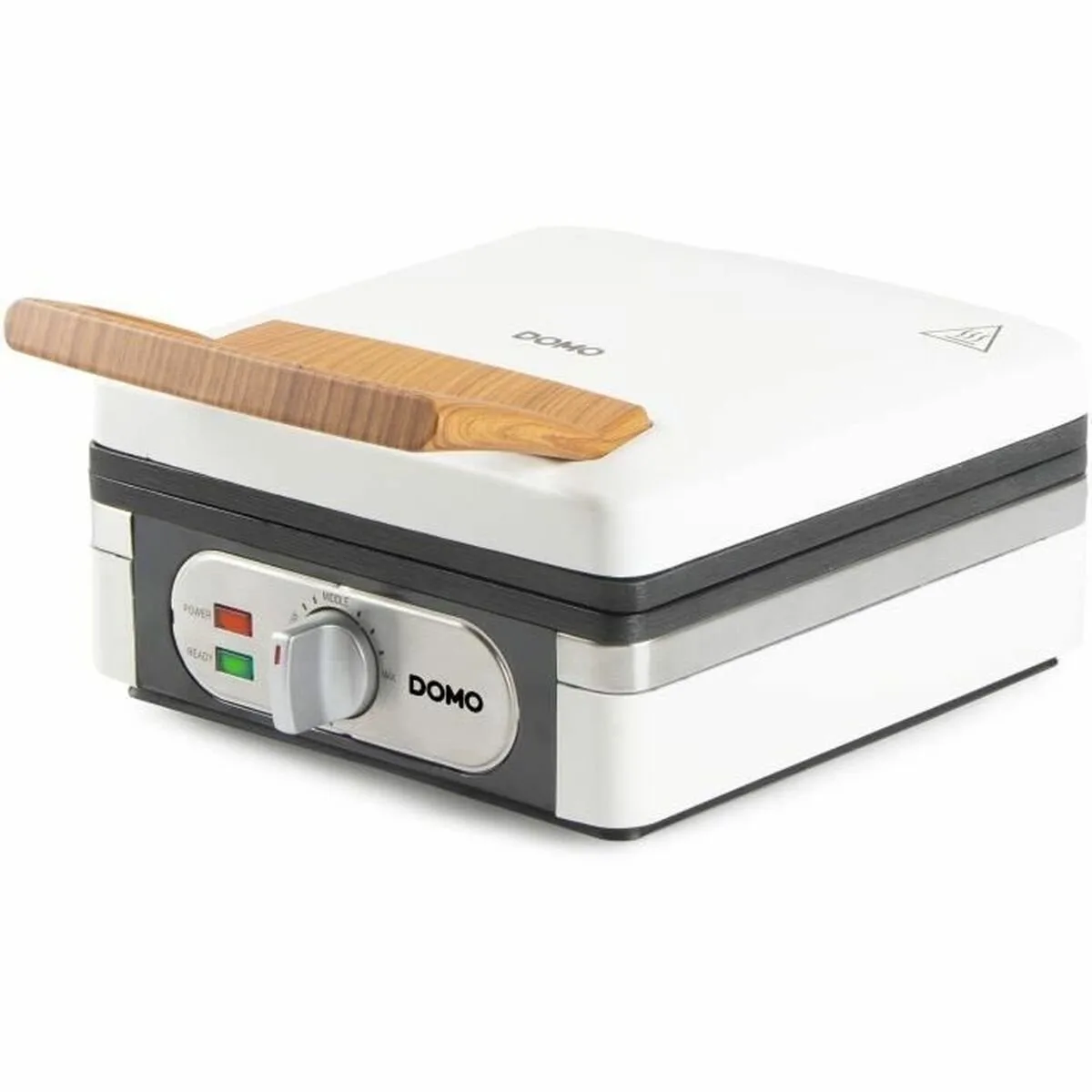 DO9274W Wafelijzer - XL wafels 4x7 - Belgische Wafels - PFAS-vrij - 1400W - Powder White van Domo in Wit – productfoto