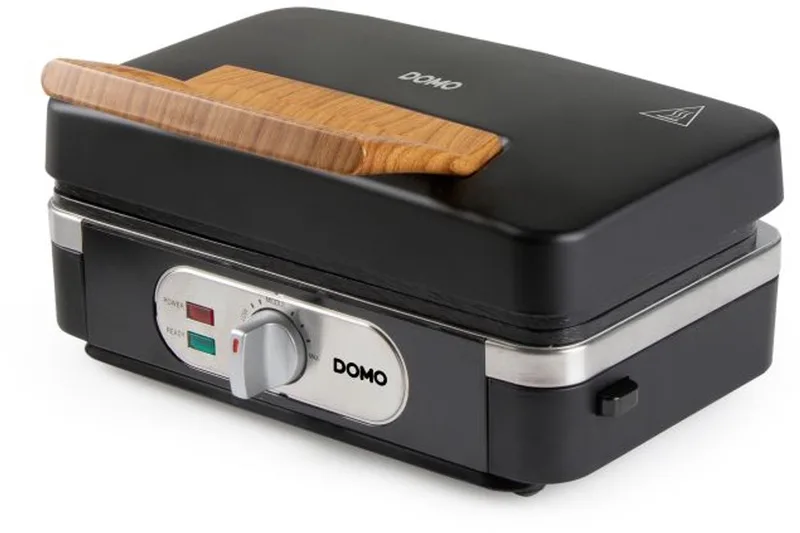 DO9278C 3-in-1 Wafelijzer - Tosti-ijzer - Contactgrill - PFAS-vrij - Verwisselbare Platen van Domo in Zwart – productfoto 1 van 3