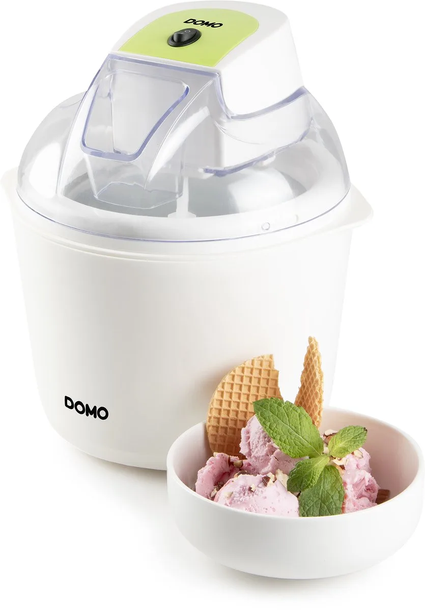 DO9304I Eismaschine 1.5 l von Domo in Weiß – Produktfoto