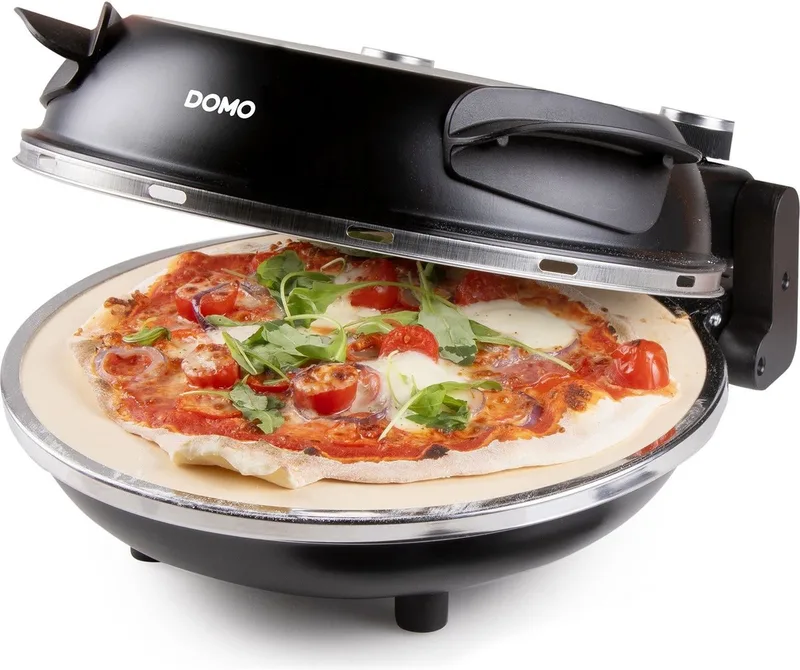Pizza Oven 'My Express Pizza' - pizzaoven met steen de Domo en Noir – photo produit