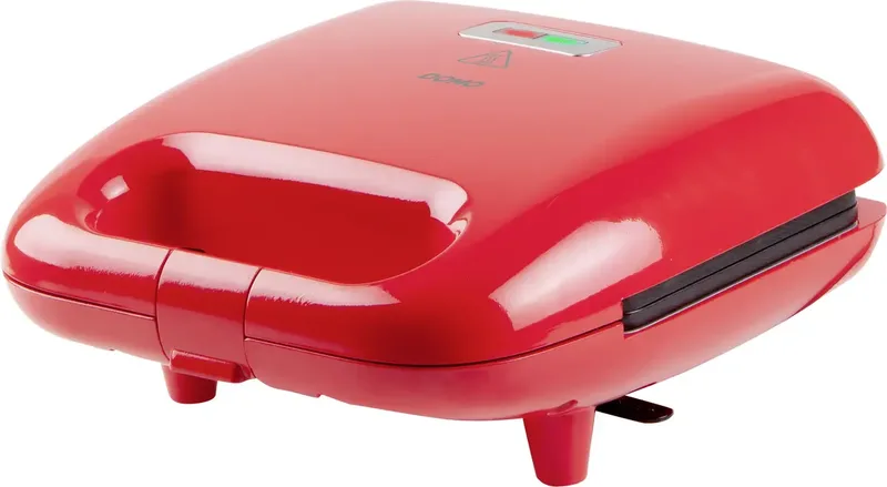 Snack Party 5in1 Sandwich toaster CoolTouch-behuizing, Anti-aanbaklaag van Domo in Rood – productfoto