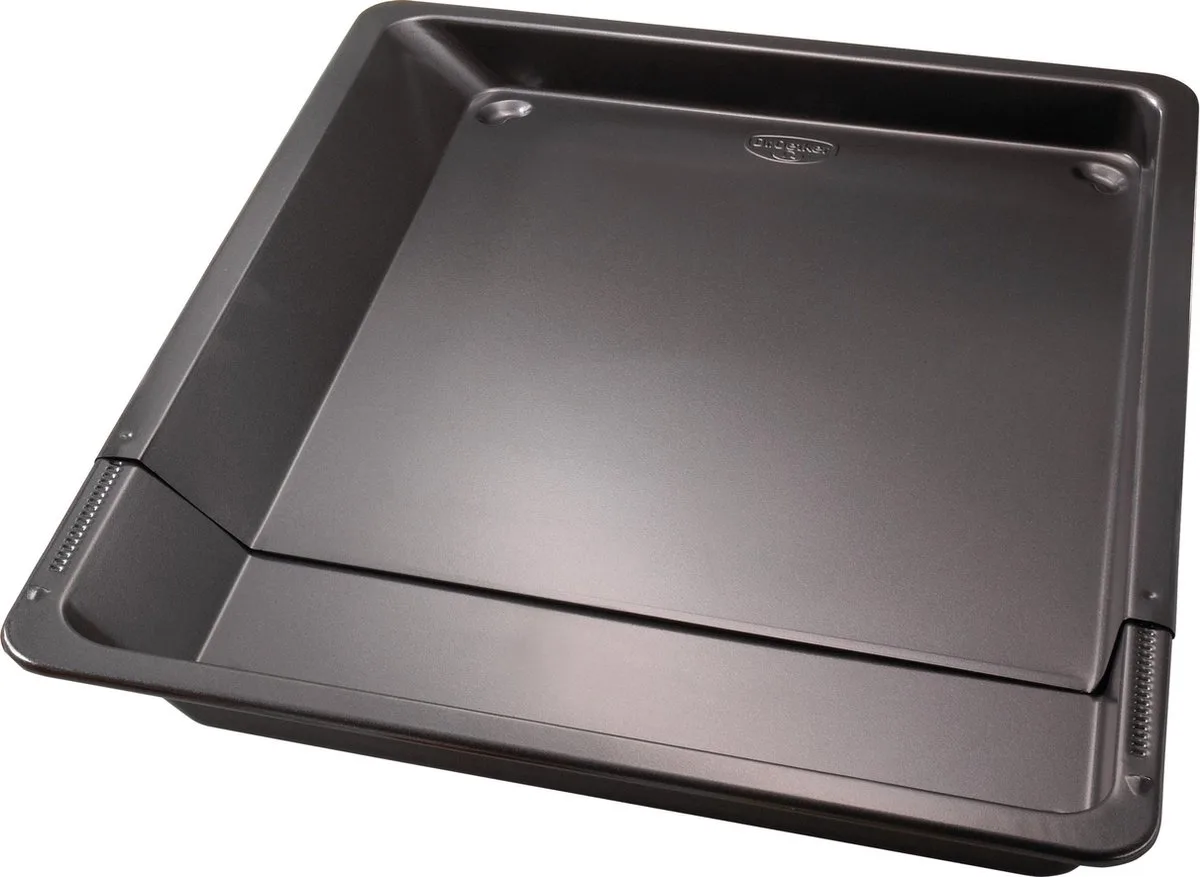 Bakplaat - uitschuifbaar - 33 cm x 36,5-52cm van Dr. Oetker in Zwart – productfoto
