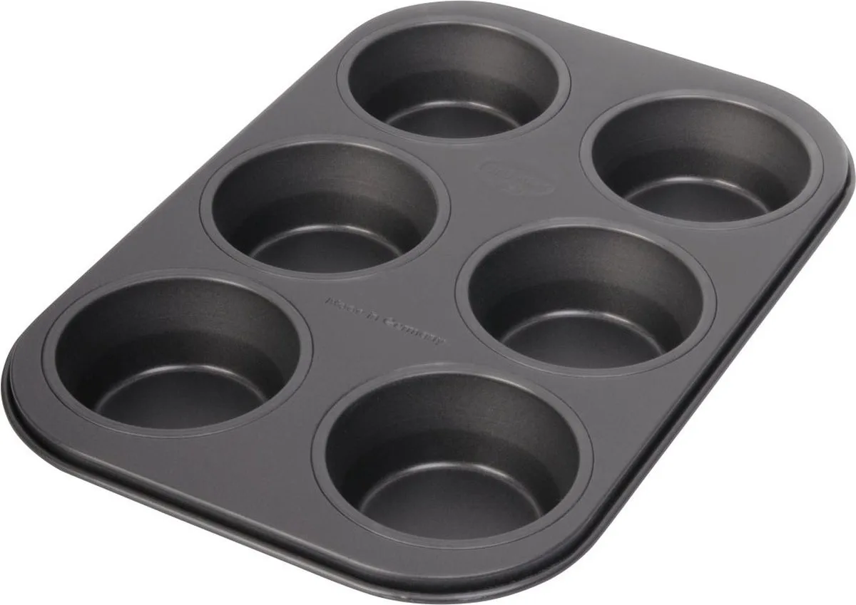 Muffin Bakvorm - 6 Cups van Dr. Oetker in Zwart – productfoto