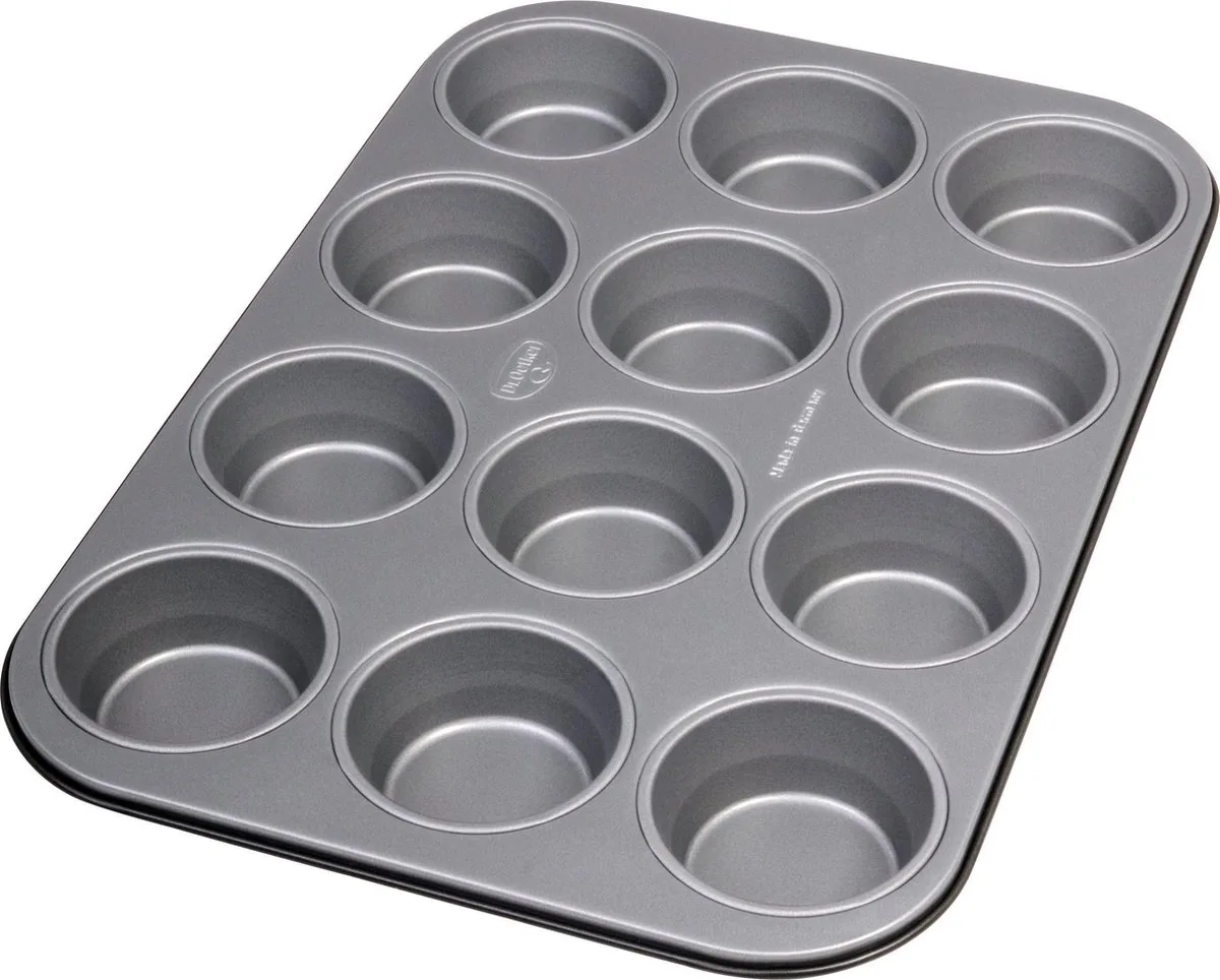 Muffinvorm 'Kreativ' - 12 cups by Dr. Oetker in Black – product photo