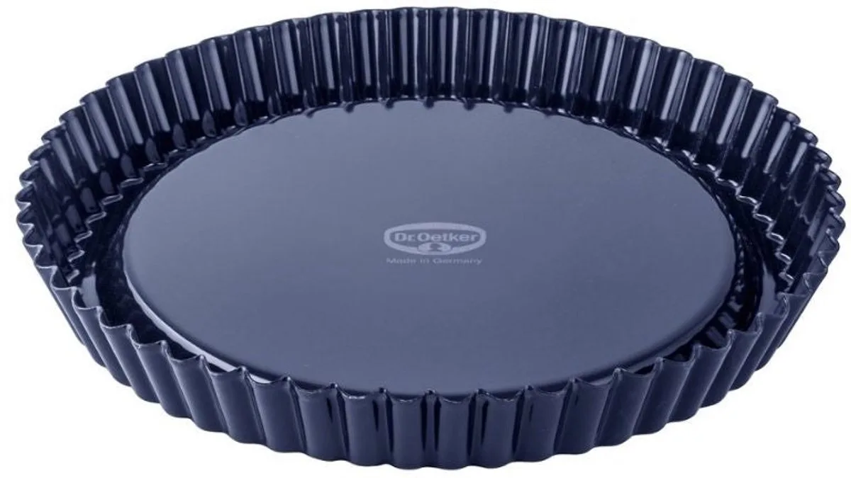 Quiche-/ Taartvorm 'Back-Liebe Emaille' - 24 cm - Zuur- en krasvast by Dr. Oetker in Blue – product photo