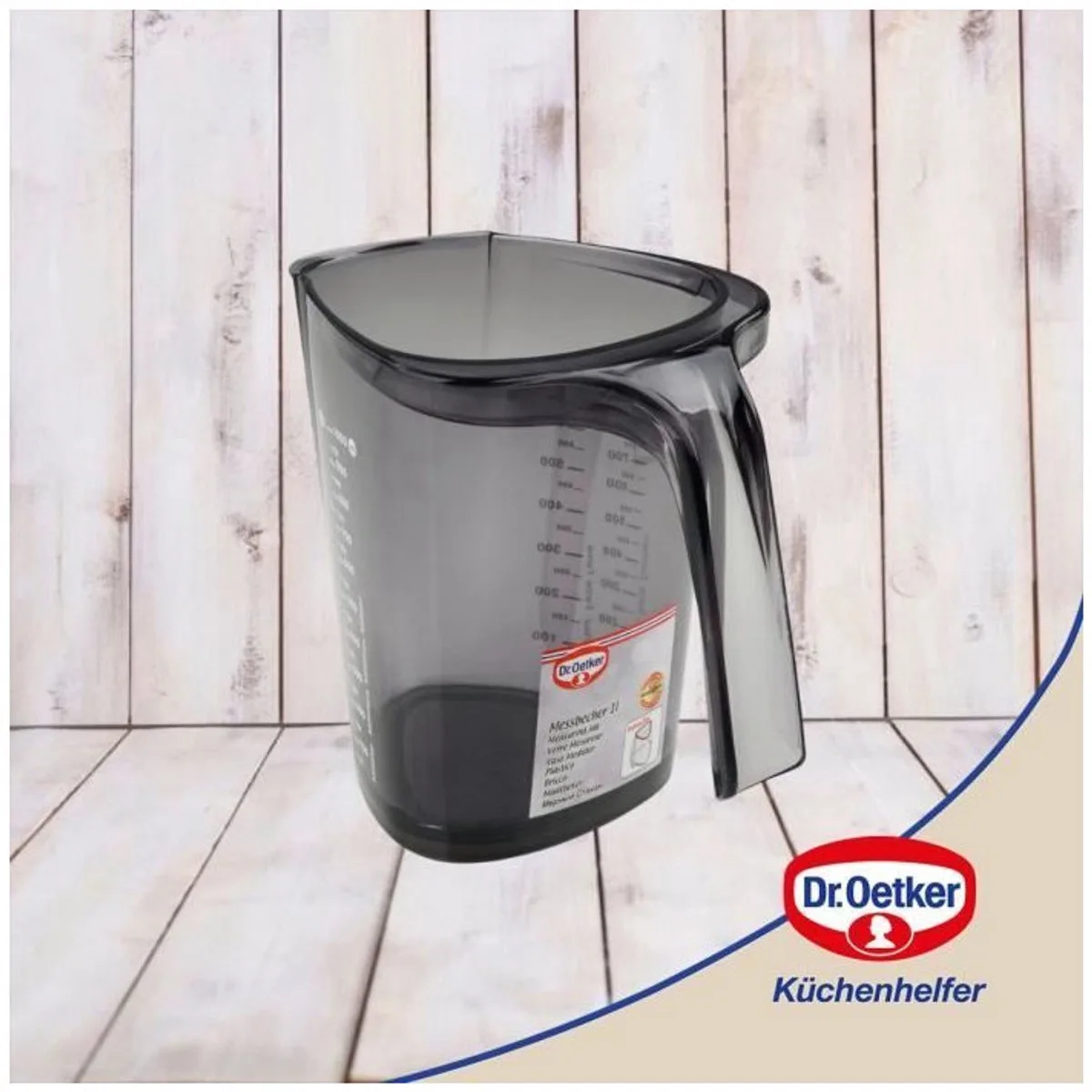 Set maatbeker en spuitzak Dr. Oetker Baker Edition från Dr. Oetker i Grå, Vit – produktbild