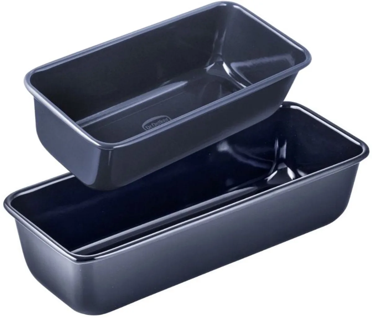 Set van 2 cakevormen van 25 cm en 30 cm Dr. Oetker Back Liebe van Dr. Oetker in Blauw – productfoto
