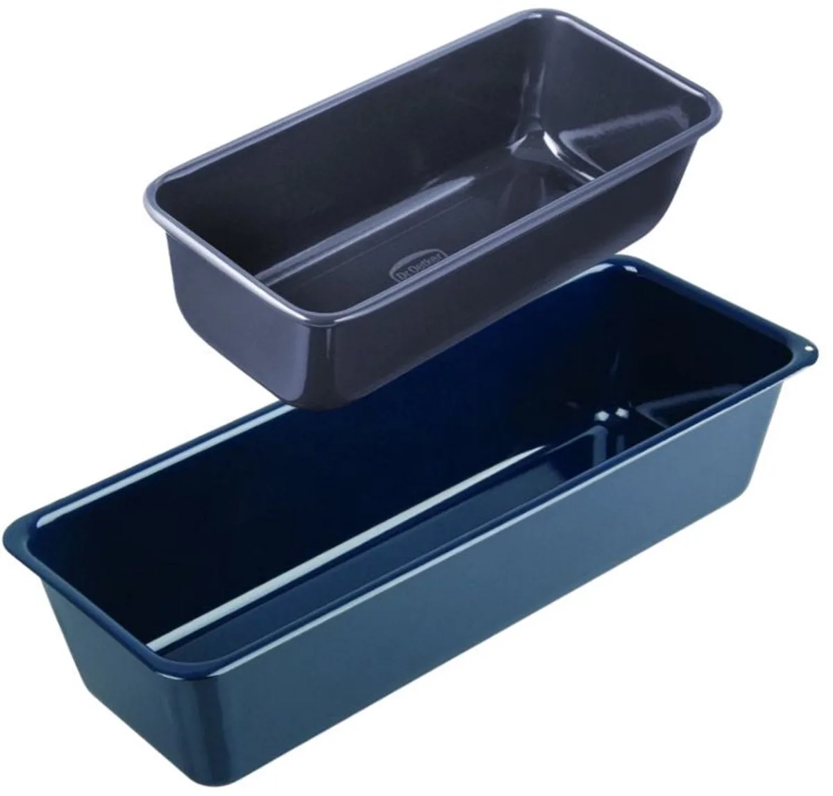 Set van 2 cakevormen van 25 cm en 35 cm Dr. Oetker Back Liebe van Dr. Oetker in Blauw – productfoto
