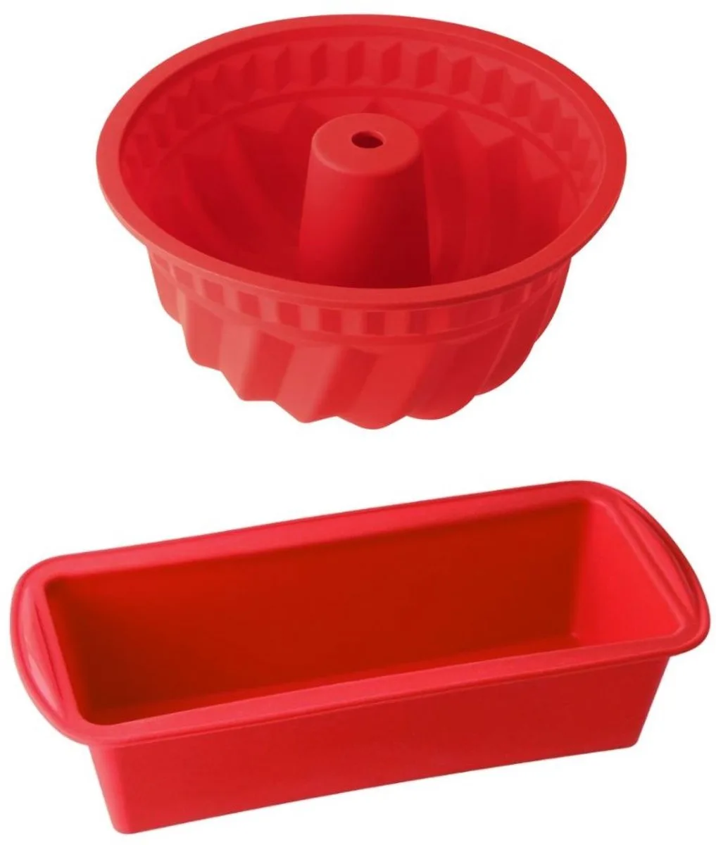 Siliconen rode kougelhopf- en cakevorm Dr. Oetker Flexxibel Love de Dr. Oetker en Rouge – photo produit