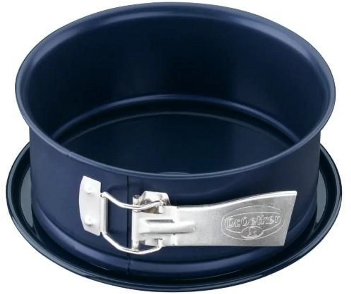 Springvorm 'Back-Liebe Emaille' - 18 cm - Zuur- en krasvast van Dr. Oetker in Blauw – productfoto