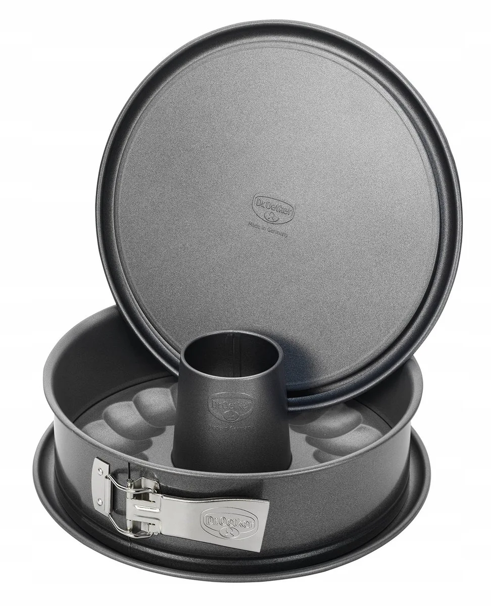 Springvorm Ø26 cm met bord en ringbodem, staal van Dr. Oetker – productfoto