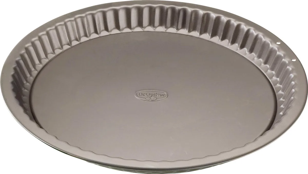 Taartvorm kartel 'Tradition' - anti-bak - met losse bodem - 28cm fra Dr. Oetker i Sort – produktbillede