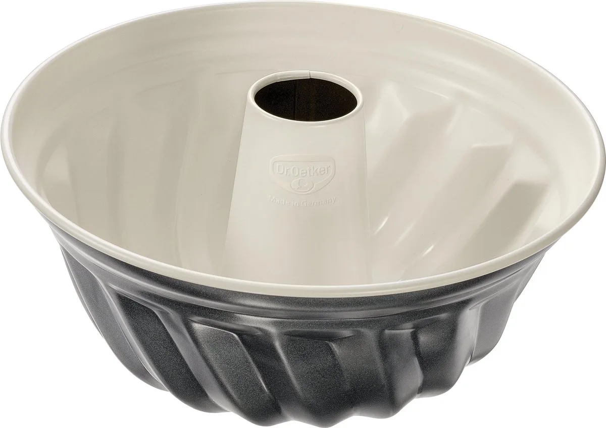 Tulbandvorm 'Back Trend' - 22x11,5 cm von Dr. Oetker in Zwart + Beige – Produktfoto