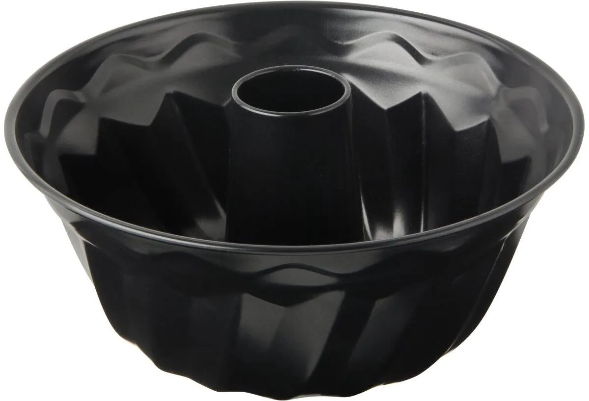 Tulbandvorm - Ø 22 cm - Metaal von Dr. Oetker in Schwarz – Produktfoto