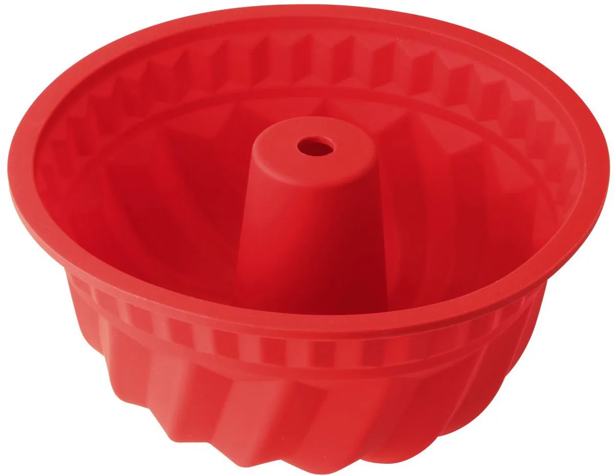 Tulbandvorm - Siliconen - Ø 22 cm van Dr. Oetker in Rood – productfoto