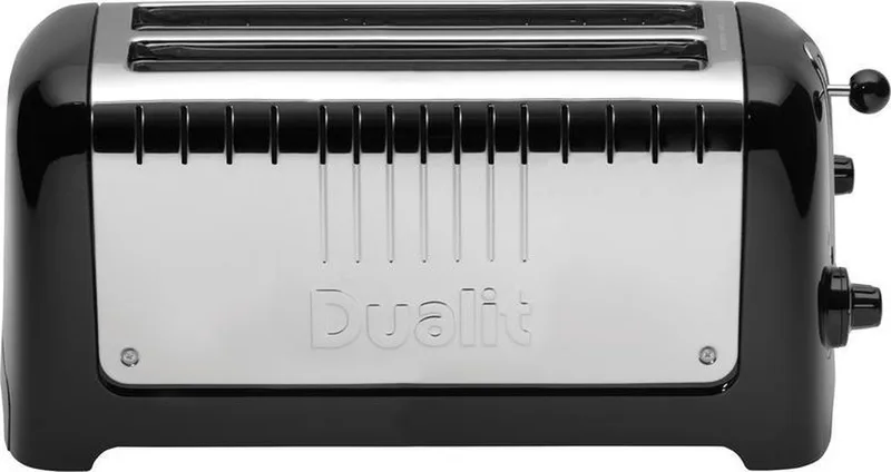 Lite Long Slot Broodrooster by Dualit in Black – product photo