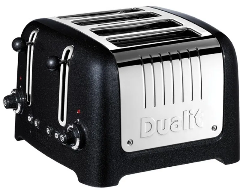Lite Toaster Broodrooster 4-slots RVS D46225 by Dualit in Black – product photo