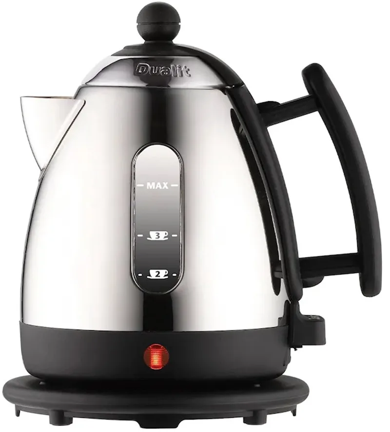 Lite Waterkoker 1 liter D72220 by Dualit in Roestvrijstaal, Black – product photo