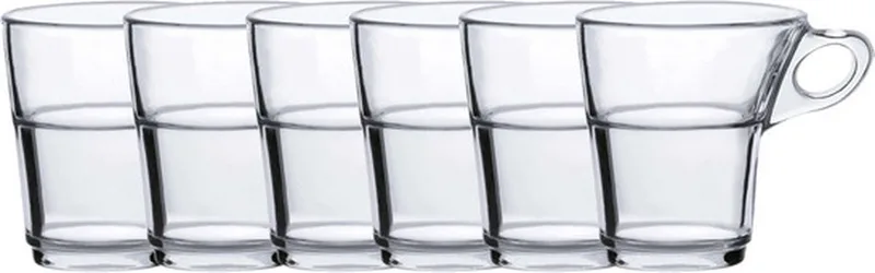 Espresso glazen Caprice - 6x stuks - 90 ml - Koffie/espresso kopjes van glas von Duralex in Transparent – Produktfoto