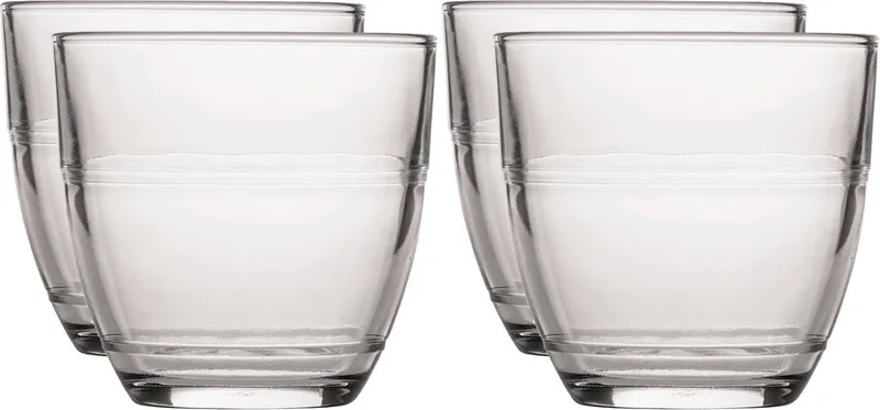 Espresso glazen Gigogne - 12x stuks - koffieglazen - 220 ml - glas fra Duralex i Gennemsigtig – produktbillede