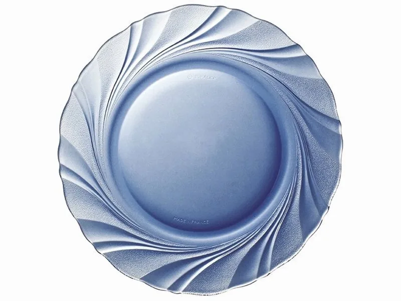 Glazen Diep Bord 23,5 cm - Gehard Glas von Duralex in Blau – Produktfoto