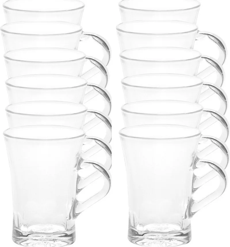 Koffie en Theeglazen Amalfi - 12x stuks - glas - 170 ml - Lungo de Duralex en Transparent – photo produit