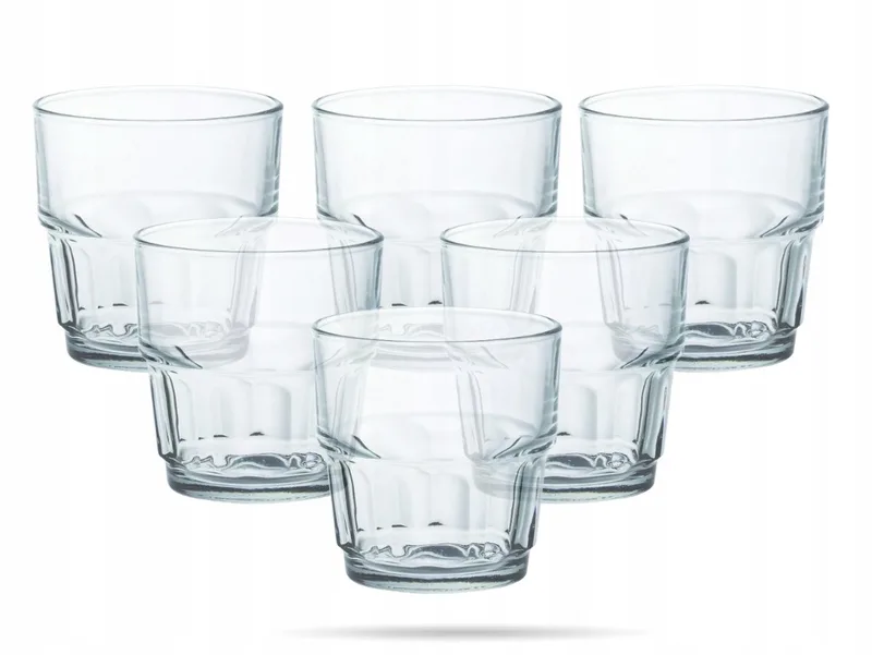 Lola Glazen 160ml - Set van 6 - Gehard Glas by Duralex in Transparent – product photo