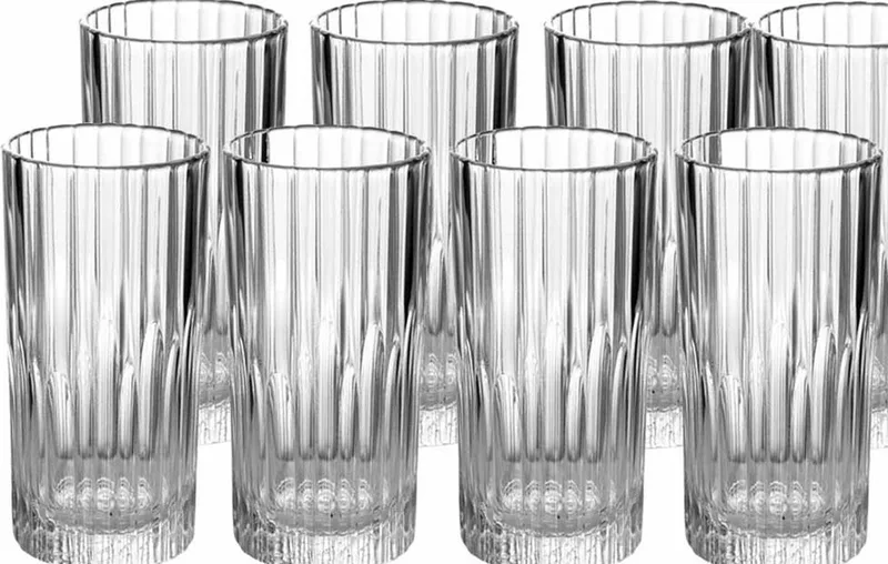 Longdrinkglazen Manhattan - 18x stuks - glas - 305 ml - Koffie/thee glazen von Duralex in Transparent – Produktfoto