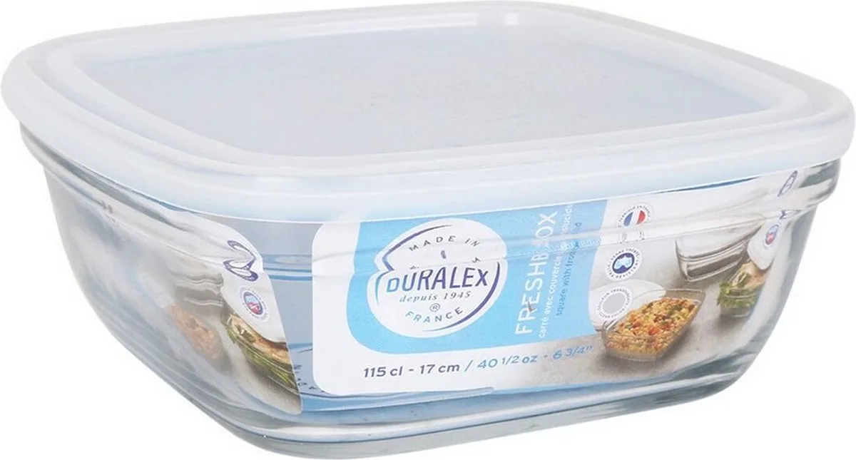 Lunchbox Duralex FreshBox 17 x 17 x 7 cm 1,15 L fra Duralex – produktbillede
