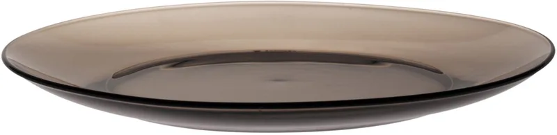 LYS Serie - Platte Borden - 235mm - Gehard Glas von Duralex in Braun – Produktfoto