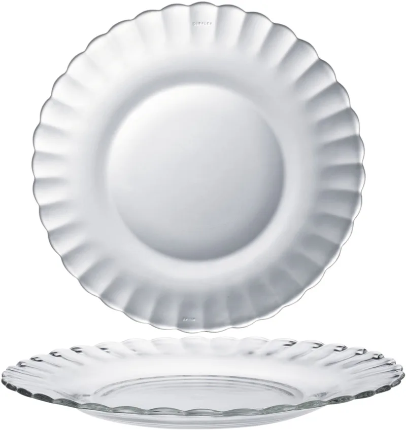 Picardie Dessertborden Ø 20.5 cm - Set van 6 by Duralex in Transparent – product photo