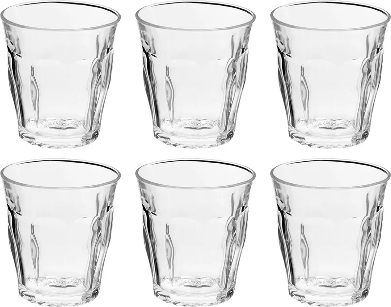 Picardie Glazen Set van 6 – 20 cl – Gehard Glas – Waterglazen & Frisdrankglazen by Duralex in Transparent – product photo