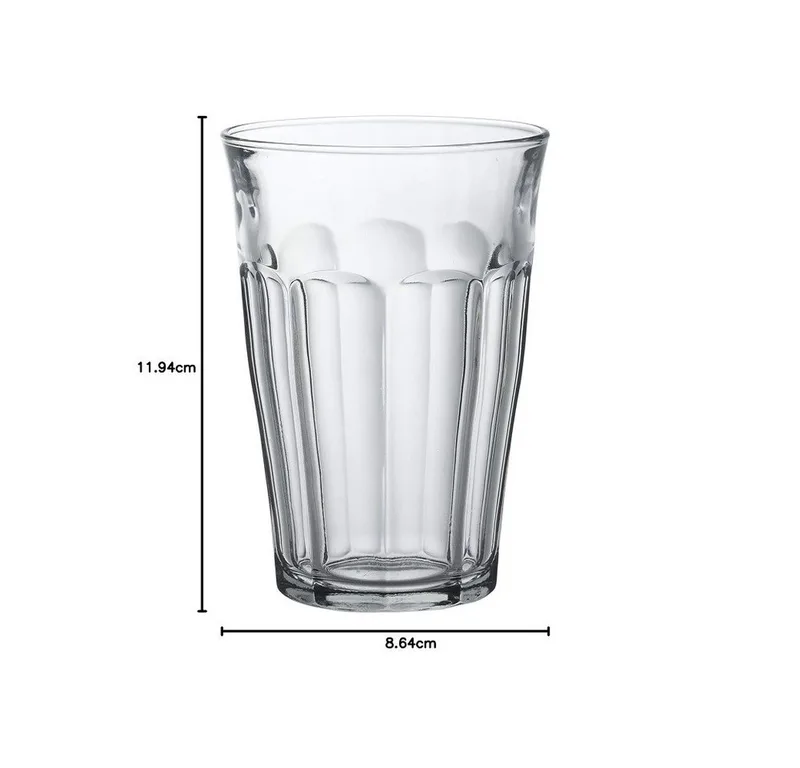 Picardie Longdrinkglas 360 ml - Gehard glas - 6 stuks von Duralex in Transparent – Produktfoto 3 von 3