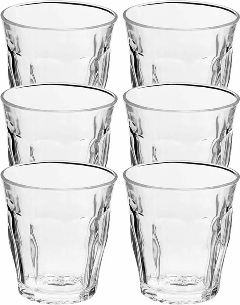 Picardie water/drinkglazen - 24x stuks - 310 ml - luxe glas - Water/sap/koffie glazen by Duralex in Transparent – product photo