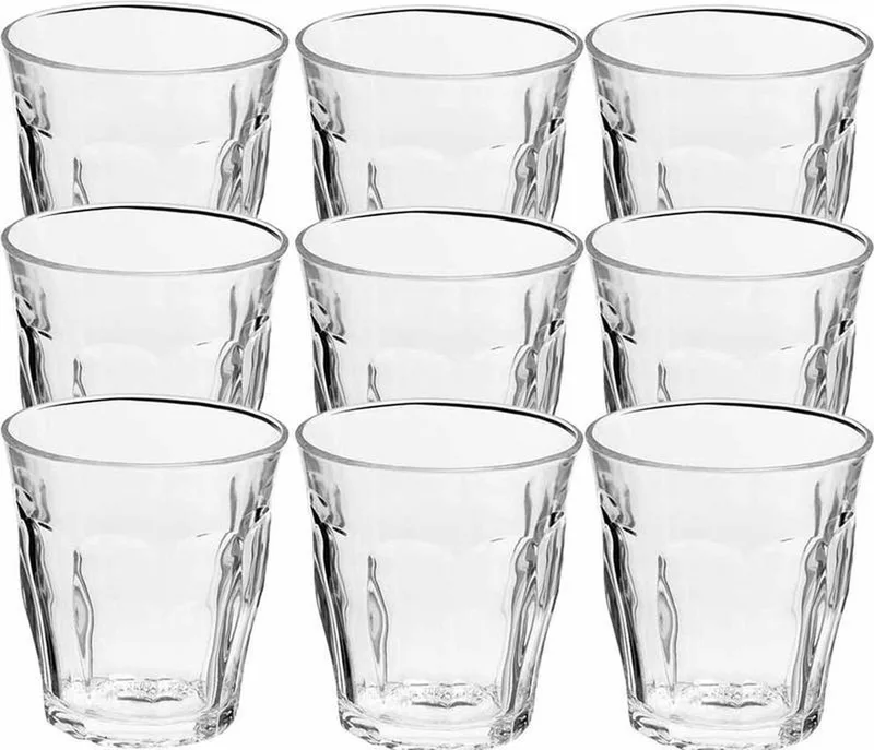 Picardie water/drinkglazen - 6x stuks - 310 ml - luxe glas - Water/sap/koffie glazen von Duralex in Transparent – Produktfoto