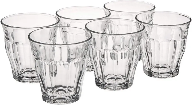 Picardie Waterglas klein - 160 ml - Gehard glas - 6 stuks by Duralex in Transparent – product photo 1 of 2