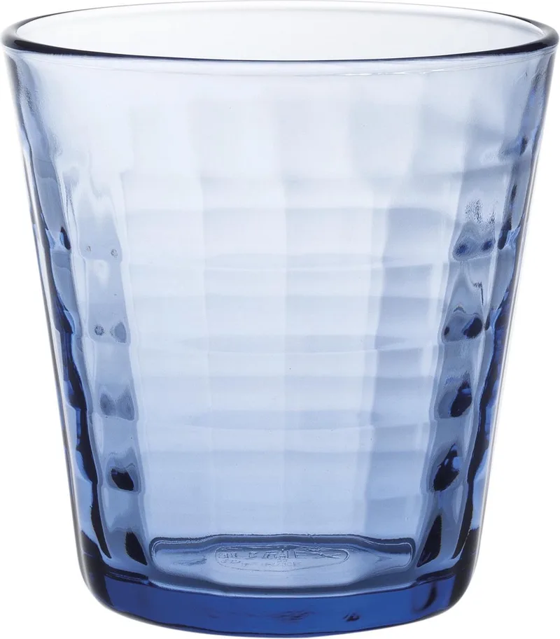 Prisme Waterglas 27,5 cl - Gehard glas - 4 stuks von Duralex in Blau – Produktfoto