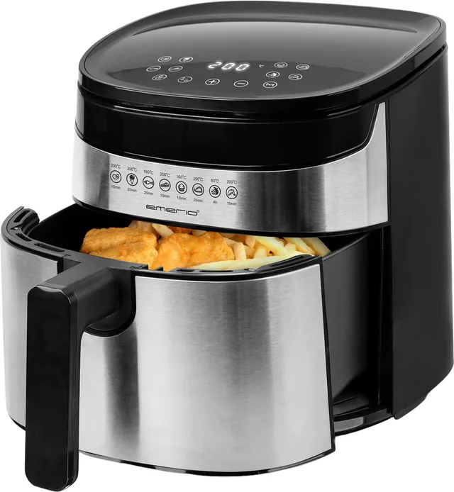 Airfryer XL 1300W - 4,5 Liter Heteluchtfriteuse - Regelbare thermostaat 60ºC tot 200ºC - 8 Kookprogramma's - AF-129084